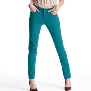 NWT Loft Modern Skinny jeans teal turquoise 2 / 26